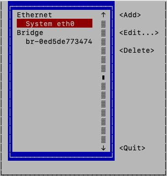 Select Network Interface