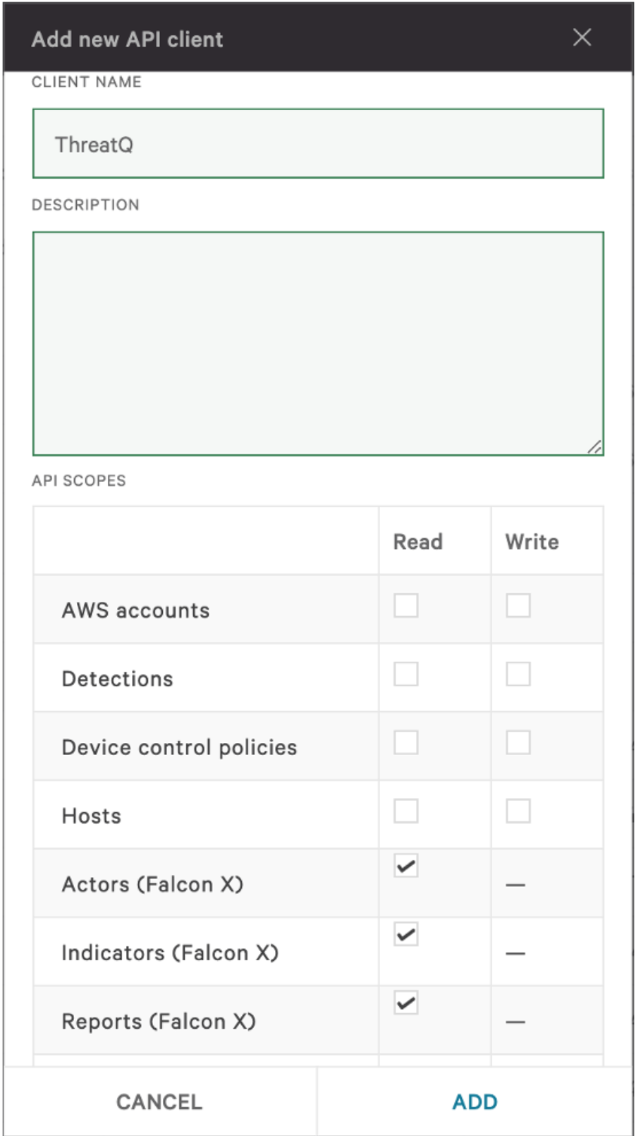 Add New API Client
