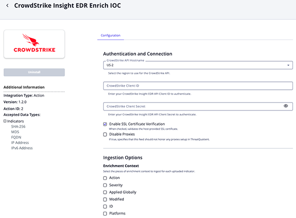 Enrich IOC Parameters