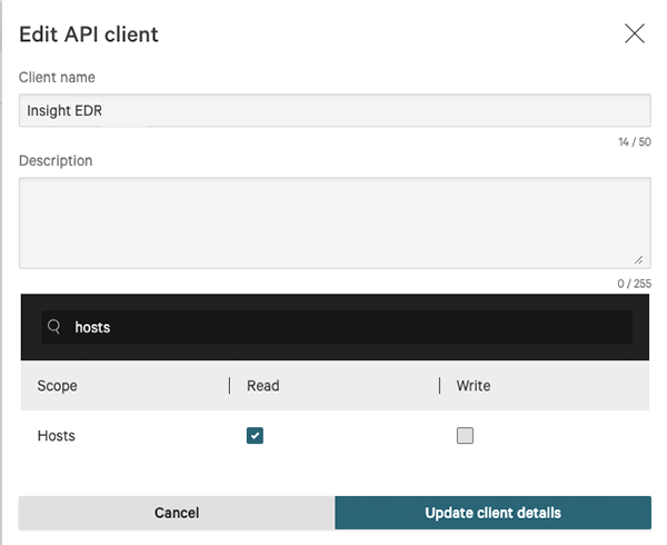 Hosts Scope - Read
