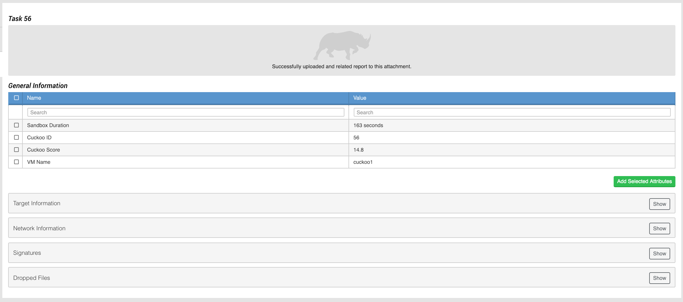 Get Report Example