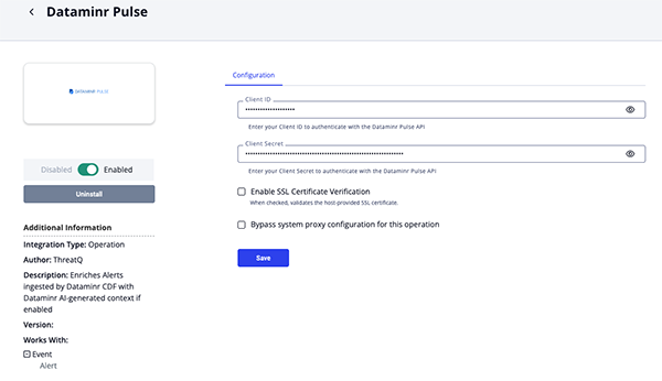 Configuration Parameters