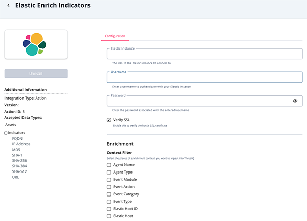 Configuration Screen