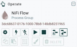 NiFI UI Screen