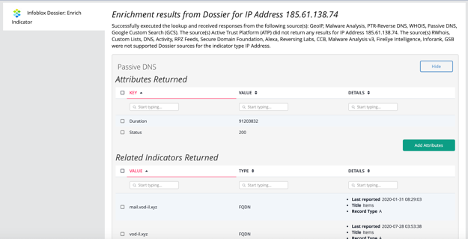 Enriching Data Results Example