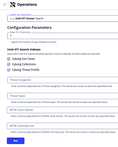 Run Parameters Run Parameters