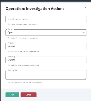 Merge Action Parameters