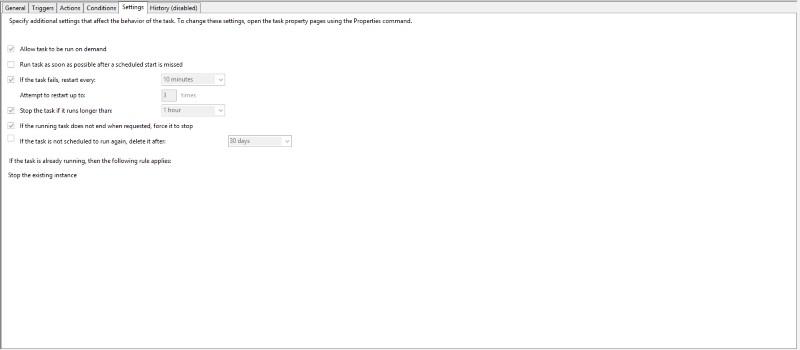 Task Scheduler Configuration 5