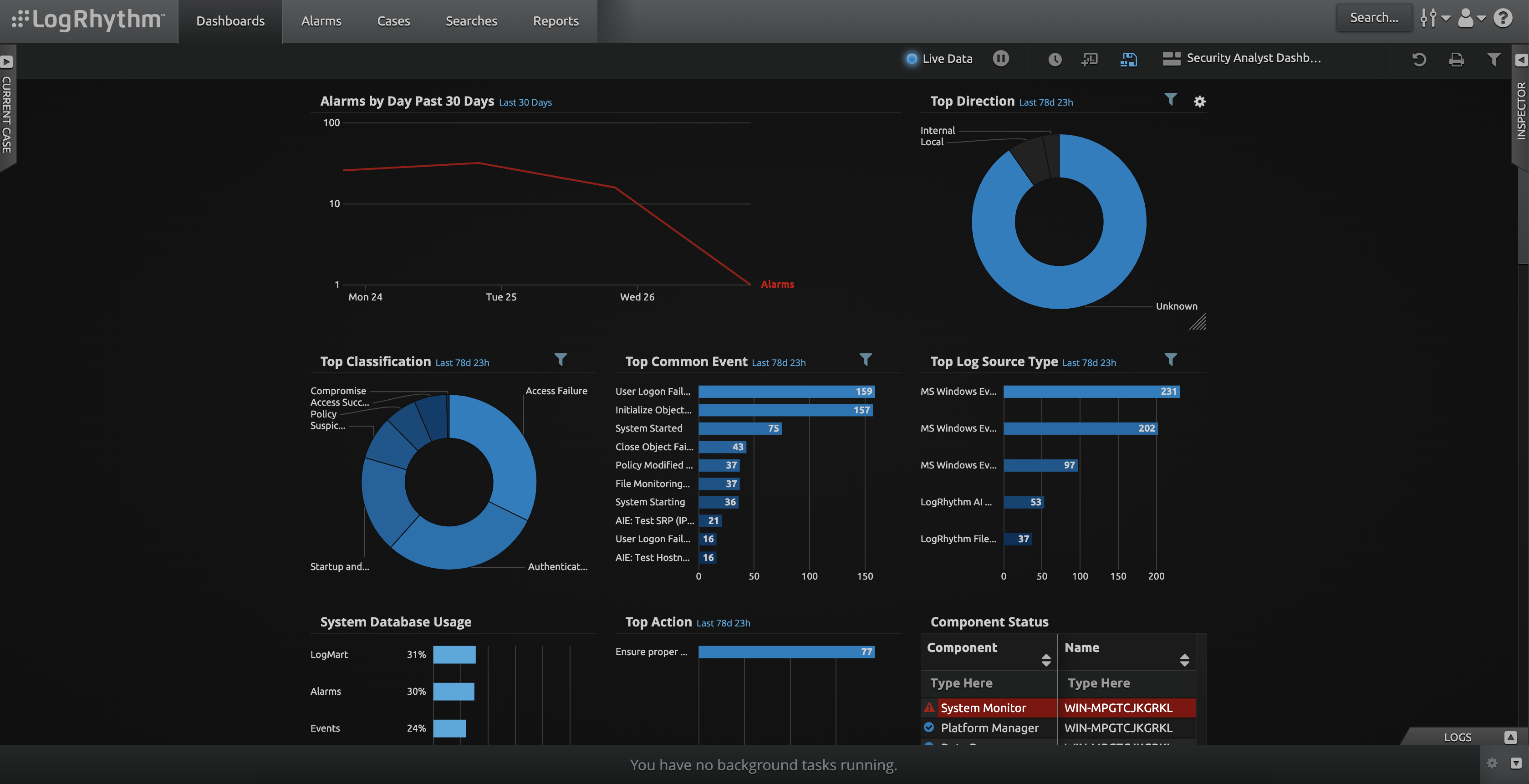 LogRhytm Web Console
