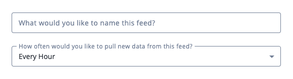 Basic Feed Settings