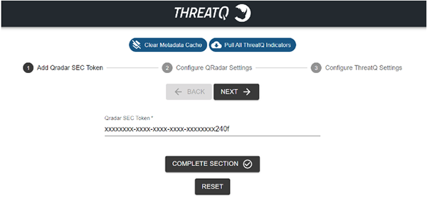 QRadar SEC Token