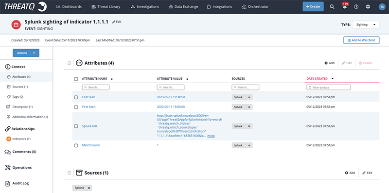 ThreatQ Recorded Example Example ThreatQ Recorded Example Example
