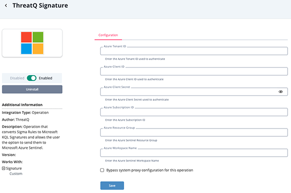 Configuration Parameters