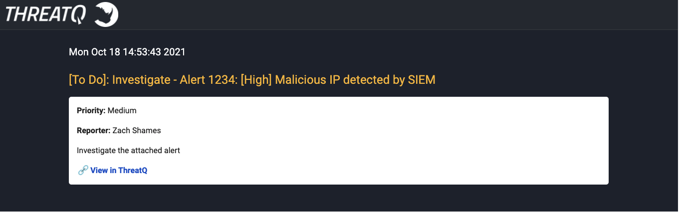 Email Example - Dark Mode