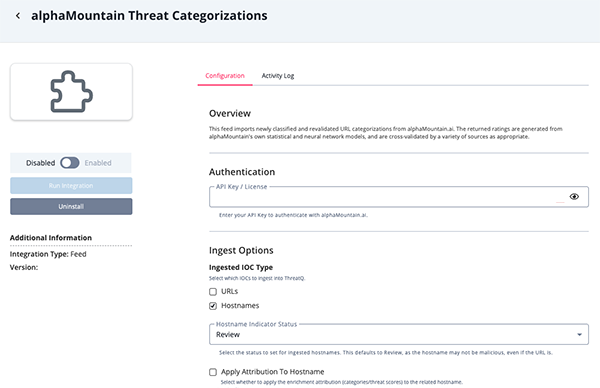 Threat Categorizations