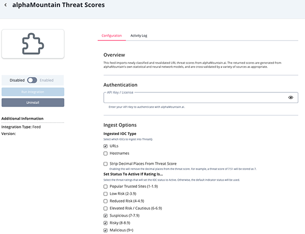 Threat Scores