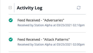 Activity Log