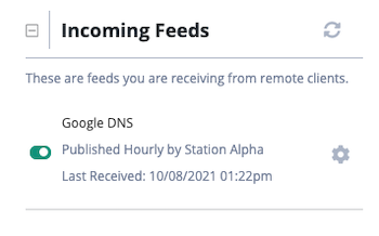 Incoming Feeds