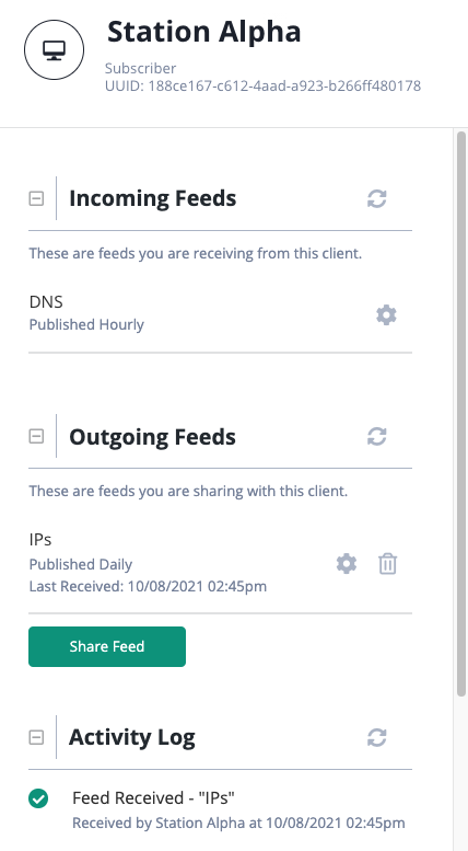 Publisher View - Subscriber