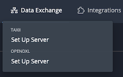 Neither TAXII Server nor OpenDXL Transport Configured