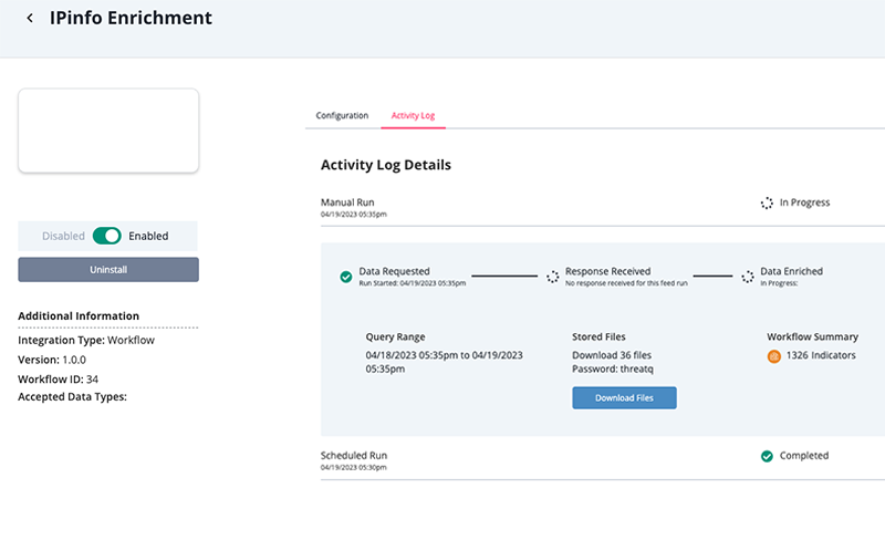 Activity Details