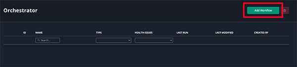Orchestrator Page
