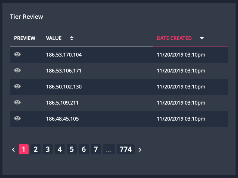 Table Widget
