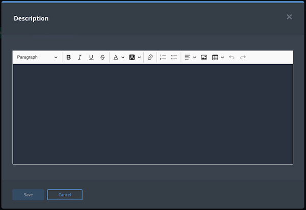 Description Widget