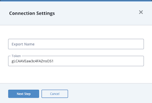 Connection Settings Window