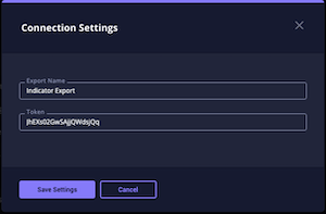 Connection Settings