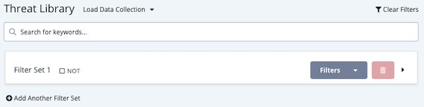 Threat Library Search Fields
