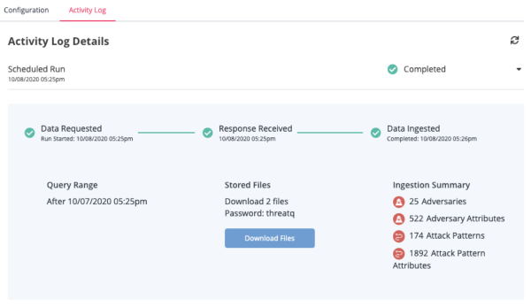 Activity Log Details