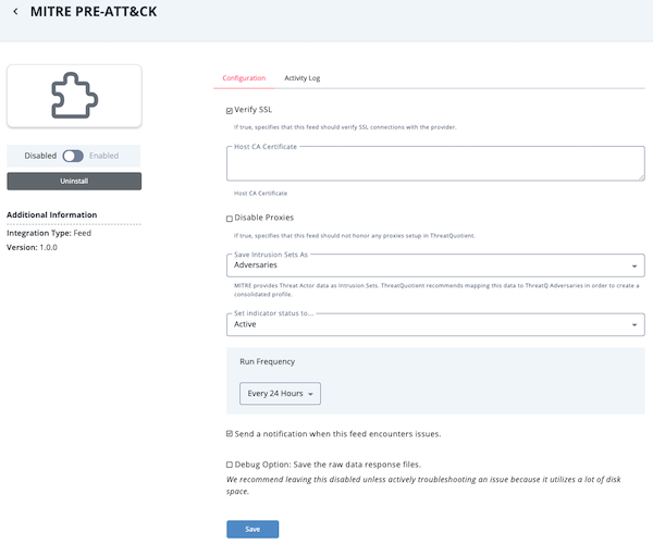 Integration Details