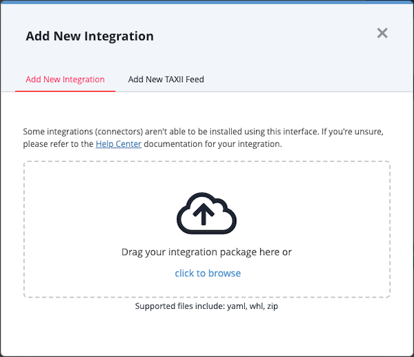 Add New Integration