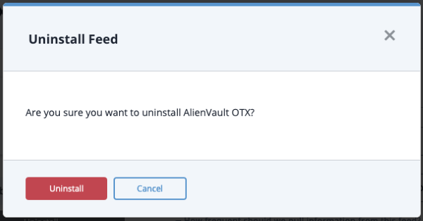 Uninstall Integration