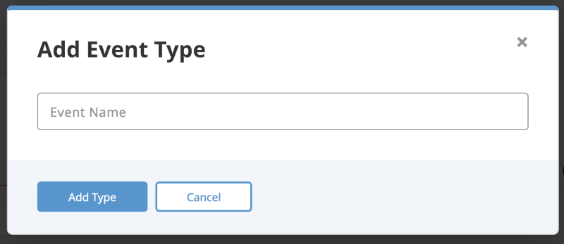 Add Event Type