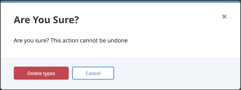 Delete Confirmation