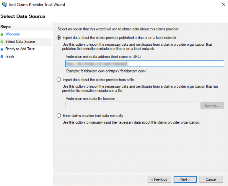 Select Data Source