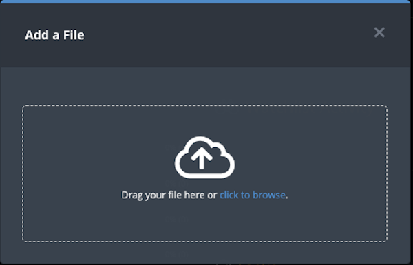 Add File Dialog Box
