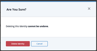 Deletion Confirmation
