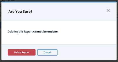 Deletion Confirmation dialog box
