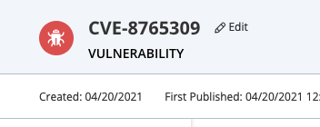 Vulnerability Details Page