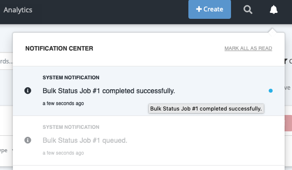 Job Completed