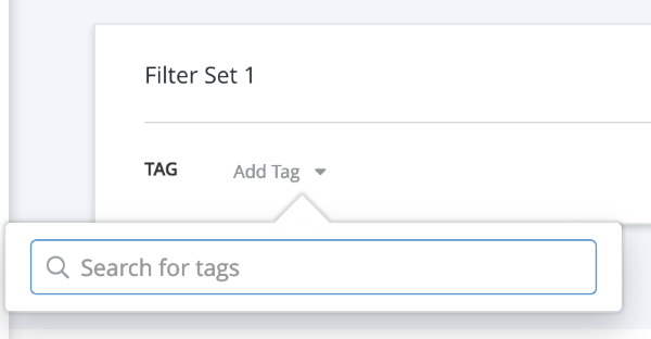 Tag Filter Tag Filter