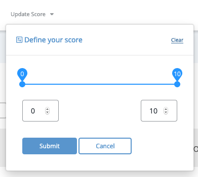 Score Slider