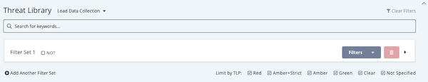 TLP Filter checkboxes
