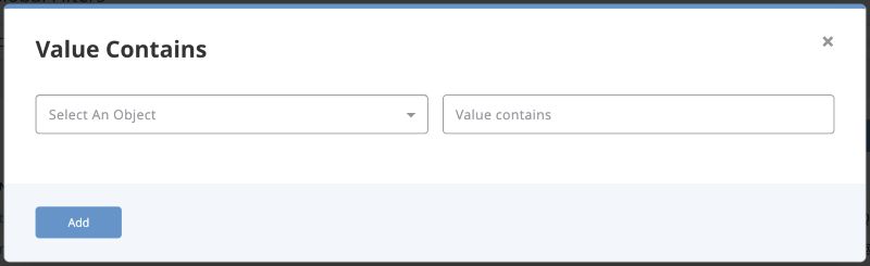Value Contains box