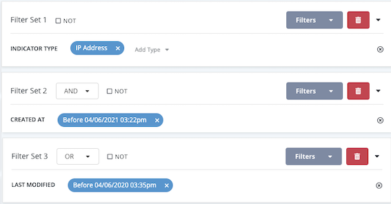 (Filter 1 AND Filter 2) OR Filter 3 example