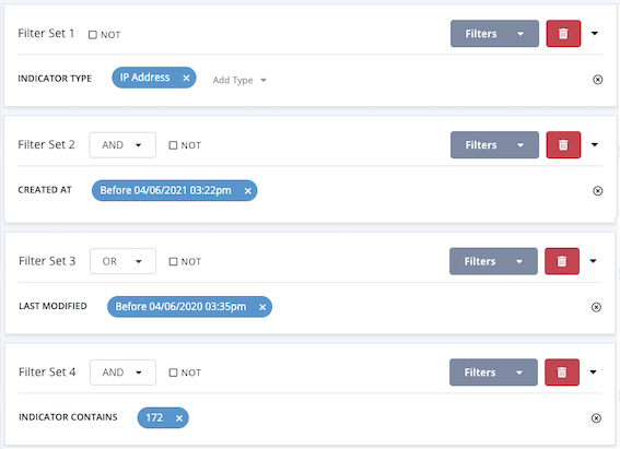 (Filter 1 AND Filter 2) OR (Filter 3 AND Filter 4) example
