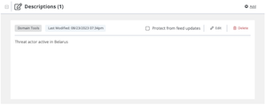 Example - New Description, Same Source